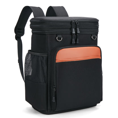 Holuxer Insulated Cooler Backpack, 30L Waterproof Leakproof Soft Coolers Lunch bags for Men, Large Expandable Back Pack, Heavy Duty Cooler Backpacks, Fashion Rucksack for Outdoor, Camping