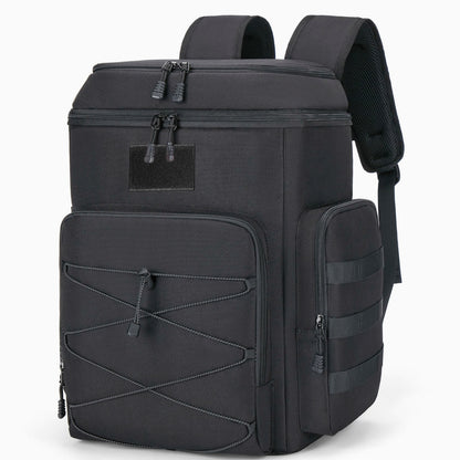Holuxer Insulated Backpacks Cooler for Men, 30L Double Deck Coolers Bag Leakproof, Large Heavy Duty Lunch Bags Soft Lunch Backpack for Outdoor Camping Hiking Picnics Beach
